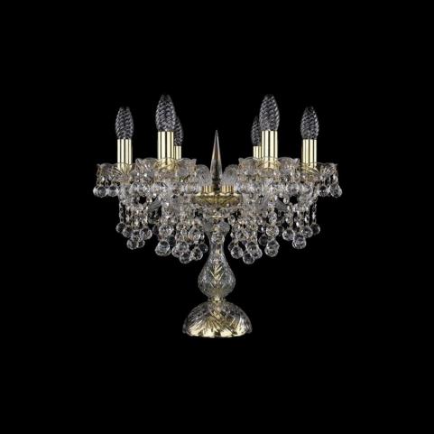Bohemia Ivele Crystal Настольный светильник Bohemia 1409L/6/141-39 G