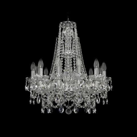 Bohemia Ivele Crystal Люстра Bohemia 1411/12/195/XL-65 Ni