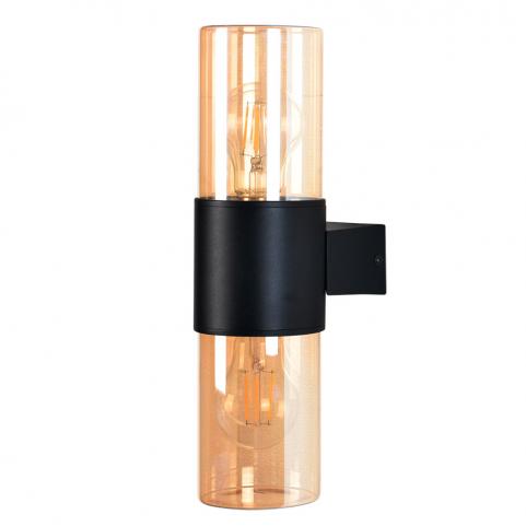Настенный уличный светильник Arte Lamp Seginus A6515AL-2BK
