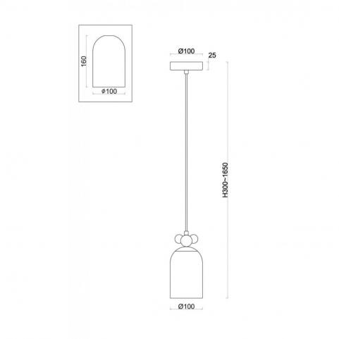 Подвесной светильник Freya Pitch FR5365PL-01CH