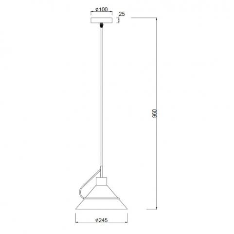Подвесной светильник Freya Amis FR5025PL-01W