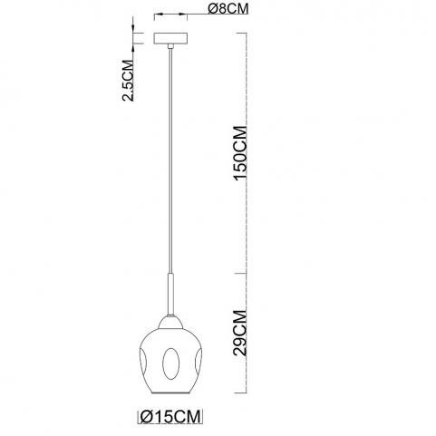 Светильник подвесной Arte Lamp Yuka A7759SP-1PB