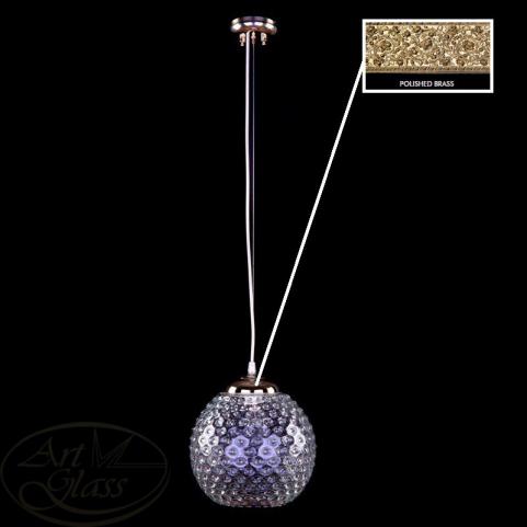 Подвесной светильник Art Glass KAZI DIA 240 POLISHED