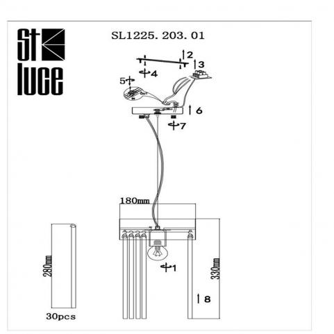ST Luce Подвесной светильник ST-Luce Contatto SL1225.203.01