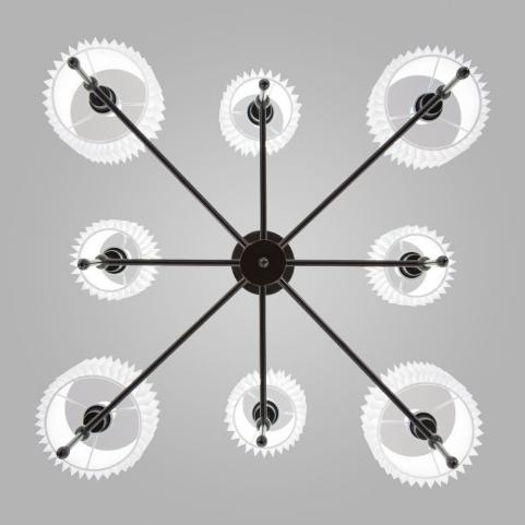 Люстра Eurosvet Notturno 60162/8 черный