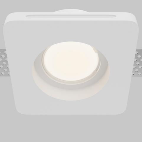 Точечный светильник Maytoni Technical Downlight Gyps Modern DL002-GU10-01-W