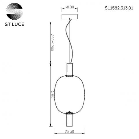 ST Luce Подвесной светильник ST-Luce Allenore SL1582.313.01