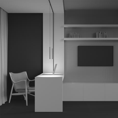 Трековый подвесной светильник Maytoni Technical Levity 2700К Skim TR191-1-3W2.7K-M-BBS