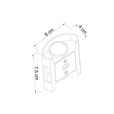 Настенный уличный светильник Arte Lamp Bosto   A3122AL-2WH