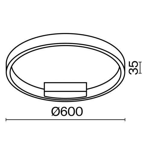 Потолочный светильник Maytoni Rim  MOD058CL-L35BSK
