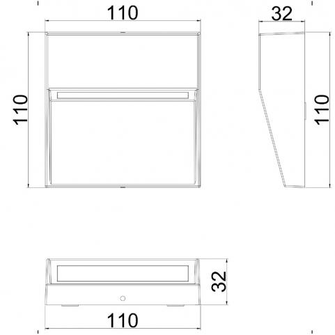 Подсветка для лестниц Maytoni Mane O047SL-L3B3K