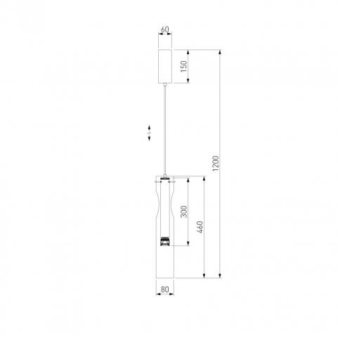 Подвесной светильник Eurosvet Swan 50253/1 LED черный
