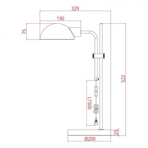 Настольный светильник Arte Lamp Zetta A7055LT-1BK