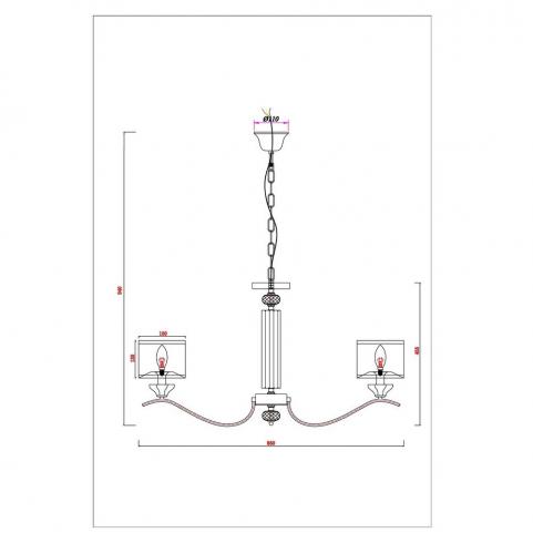 Светильник подвесной Arte Lamp Alhena A4091LM-8CC