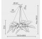 Подвесной светильник Modelux Premium 4000K ML.6800.12P