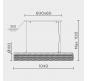Подвесной светильник Modelux 3000-6000K ML.342.1040 GD