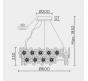 Подвесной светильник Modelux 4000K ML.9520.600 GD