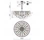 Подвесной светильник Newport Constance 5265+16/C gold