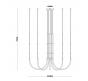 Светильник подвесной Arte Lamp Klimt A2850SP-42BK