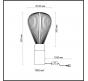 Настольный светильник Odeon Light Elica 5402/1T