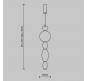 Подвесной светильник Maytoni Adore MOD297PL-L17BS3K