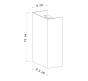 Настенный уличный светильник Arte Lamp Algol   A5640AL-2BK
