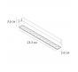 Магнитный трековый светильник Arte Lamp Rapid 3000К A1154PL-1BK