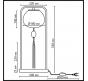 Настольный светильник Odeon Light Fiolent  5432/1T