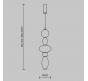 Подвесной светильник Maytoni Adore MOD297PL-L24BS3K1