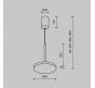 Подвесной светильник Maytoni Technical Plato P076PL-L12W3K-B